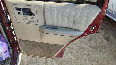 1993 S10 Blazer Passenger Right Rear Inside Door Trim Panel With Switches Back