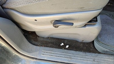 2007 Dodge Caravan Passenger Right Side Seat Trim Panel Oem Slate Gray D5
