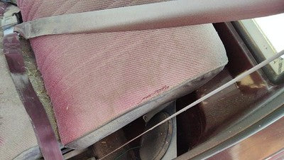 1983 Gmc Sierra C3500 Driver Left Front Seat Belt Retractor Oem Shoulder Red