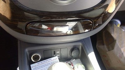 2010-2012 Hyundai Santa Fe Lower Dash Woodgrain Trim Bezel Oem