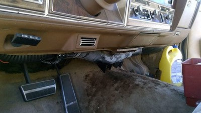 1985 Olds 88 Lower Dash Under Column Knee Bolster Trim Panel Oem Tan