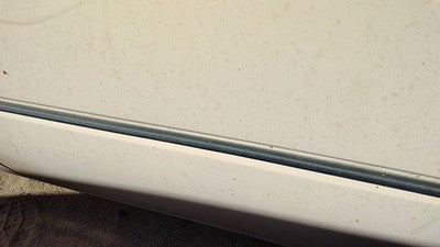 1984 Ford Tempo Driver Left Rear Moulding From Door Oem Back Trim Strip