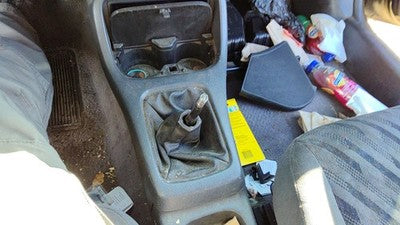 1996-1998 Honda Civic Shifter Trim Bezel Oem Console Coupe Gray 4799995