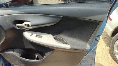 09 10 Corolla Passenger Right Front Inside Door Trim Panel Wh Switches Charcoal