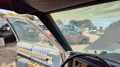 1984 Deville Sedan Driver Left A Pillar Trim Windshield Post Panel Oem Blue