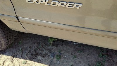 02-10 Ford Explorer Driver Left Front Moulding From Door Oem Trim Strip Gold Tk