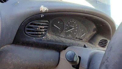 1997 Ford Aspire Trim Bezel Around Speedometer Oem Dash Surround Panel Gray