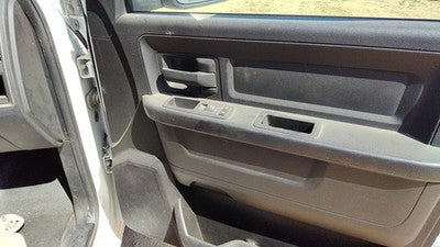 2013-23 Dodge Ram 1500 Passenger Right Front Door Trim Panel With Switches Black