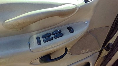 00-02 Expedition Driver Left Front Door Trim Panel With Master Switch Tan Fh