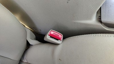 10-14 Legacy Outback Passenger Right Front Seat Belt Buckle Receiver Warm Ivory