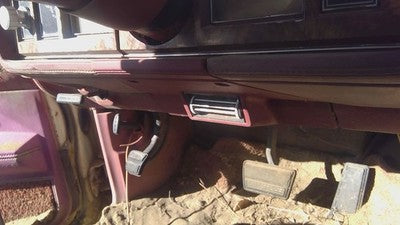 1978 Buick Regal Lower Dash Under Column Knee Bolster Trim Panel Oem Red