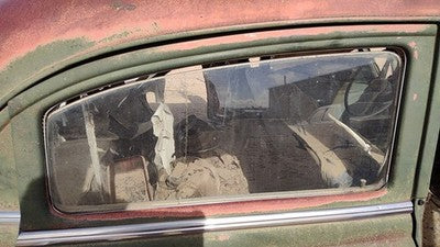 1953 Bel Air 150 Sedan Passenger Right Rear Side Window Door Glass Back Cracked