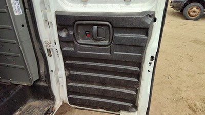 03-14 Express Van Passenger Right Rear Inside Door Trim Panel With Switches Back