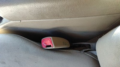 2009-12 Toyota Rav-4 Driver Left Front Seat Belt Buckle Receiver Oem Sand Beige