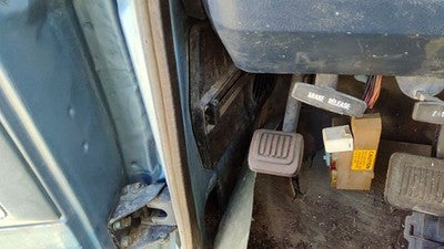 1986 Dodge Ram W150 Driver Left Lower Kick Trim Panel Oem Blue