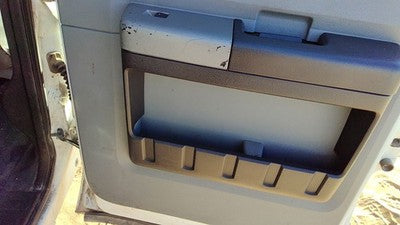 11-16 Ford F250 Passenger Right Rear Door Trim Panel With Switches Back Gray 3S