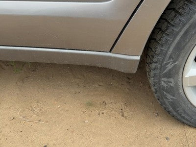 05-09 Legacy Outback Driver Lower Rocker Panel Moulding Side Skirt Silver Slq