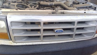 1992-1997 Ford F450 Front Grille Oem Chrome F4tz8200a