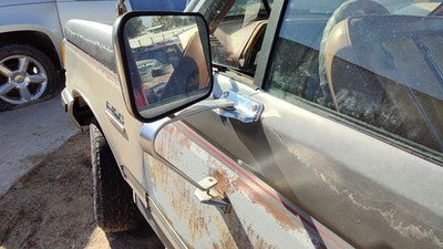 1980-1996 Ford F150 Driver Left Side Mirror Door Mounted Oem E5tz17696b