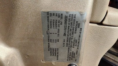 2007-2008 Suzuki Grand Vitara Xl-7 Rear Carrier Differential Third Member Oem