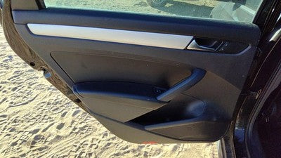2012-2019 Vw Passat Driver Left Rear Door Trim Panel With Switches Back Black Tb
