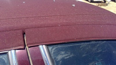 93 Cadillac Fleetwood Passenger Right Front Moulding From Door Trim Strip Maroon