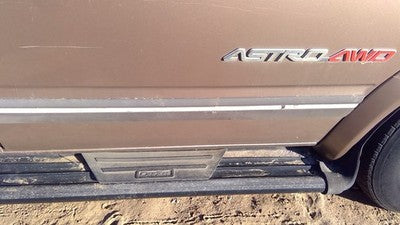 1995 Chevy Astro Passenger Right Front Moulding From Door Oem Trim Strip Brown