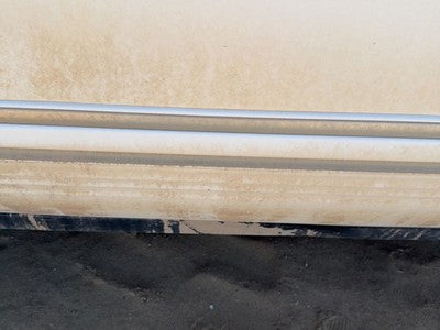 94 Lincoln Town Car Driver Left Front Moulding From Door Oem Trim Strip White Wt