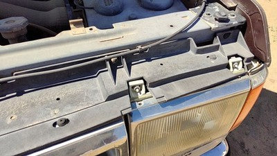1987-1991 Ford F150 Top Plastic Cover Above Radiator Support Oem Upper Shield
