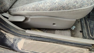 Saturn Sl1 Passenger Right Side Seat Trim Panel Oem Gray