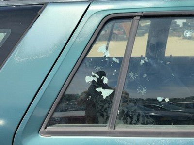 91-97 Rodeo Passenger Right Rear Vent Window Back Door Glass With Frame Oem