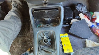 1996-1998 Honda Civic Shifter Trim Bezel Oem Console Coupe Gray 4799995