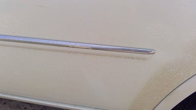 08-09 300 Driver Left Rear Moulding From Door Oem Back Trim Strip White Pwg