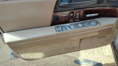92 Buick Park Ave Ultra Driver Left Front Door Trim Panel With Master Switch Tan