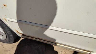 03 Altima Passenger Right Rear Moulding From Door Oem Back Trim Strip White Qx3