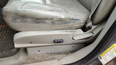2007 Chevy Equinox Driver Left Side Power Seat Switch With Trim Panel Gray 142