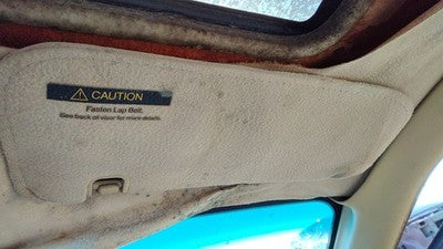 1993 Saturn Sc2 Coupe Passenger Right Sun Visor Oem Tan
