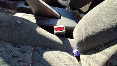 1998 Honda Civic Driver Left Front Seat Belt Buckle Receiver Oem Coupe Gray