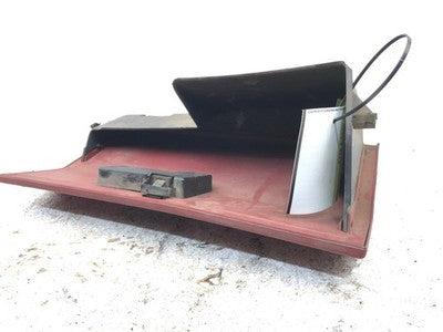 1989 Ford F350 Glove Box Assembly Complete Door With Latch Oem Red