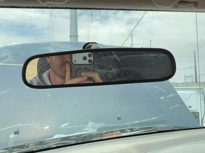 1998 Isuzu Rodeo Inside Rear View Mirror Oem Windshield Mounted