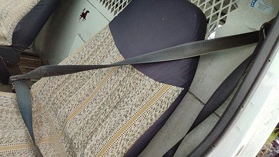1996 Ford Van E250 Driver Left Front Seat Belt Retractor Oem Shoulder Gray