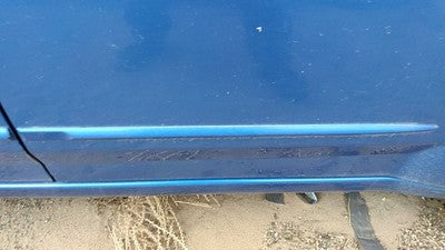 08-14 Dodge Avenger Driver Left Rear Moulding From Door Back Trim Strip Blue Pbd