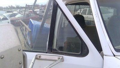 92-97 Ford F450 Passenger Right Front Vent Window Small Door Glass With Frame