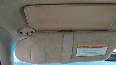 1997 Ford F150 Driver Left Sun Visor Oem Tan Mx