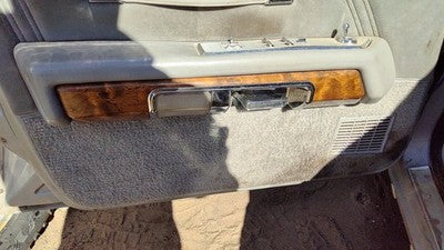 85 Grand Marquis Driver Left Front Door Trim Panel With Master Switch Gray
