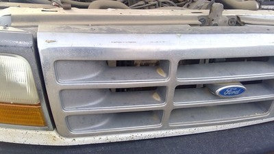 1992-1997 Ford F450 Front Grille Oem Chrome F4tz8200a