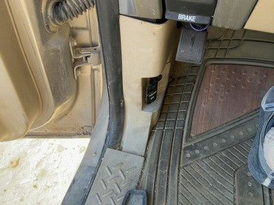 2004 Ford F150 Driver Left Lower Kick Trim Panel Oem Tan Hw