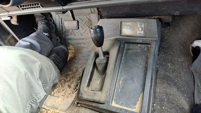 1989 Chevy S10 Pickup Center Floor Console Oem 4X4 Trim Bezel Oem Dark Gray