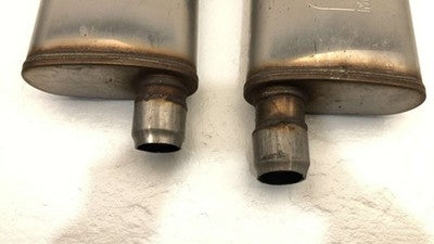 2006-2008 Buick Lucerne Magnaflow Muffler Pair Stainless With Dual Tips 2.5In