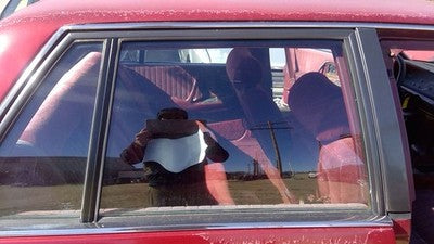 1987-1991 Pontiac Bonneville Passenger Right Rear Side Window Door Glass Back